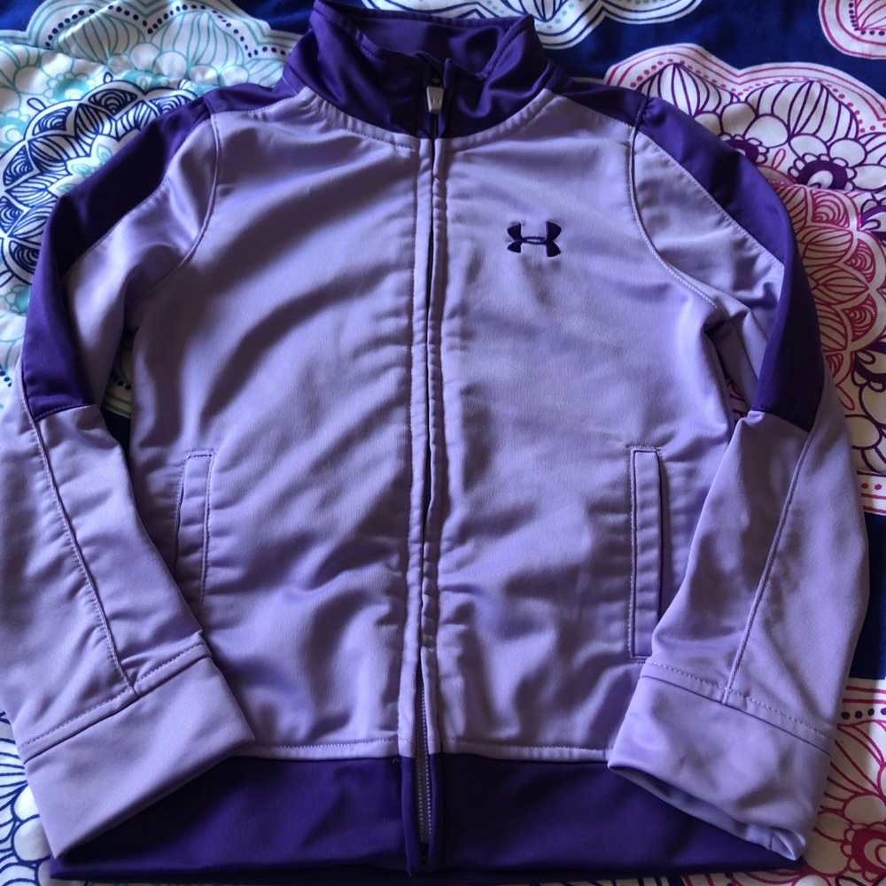 Girls under armour zip up